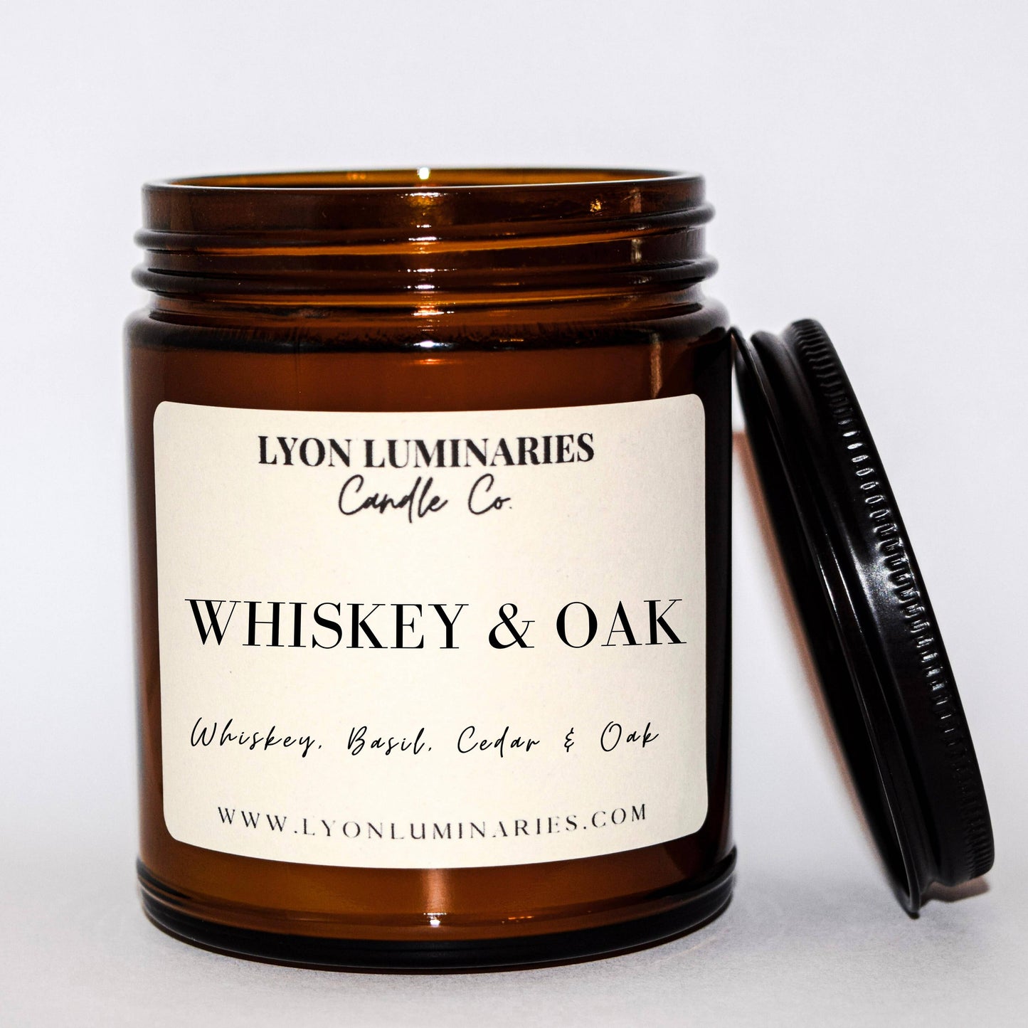 Whiskey & Oak Soy Blend Candle