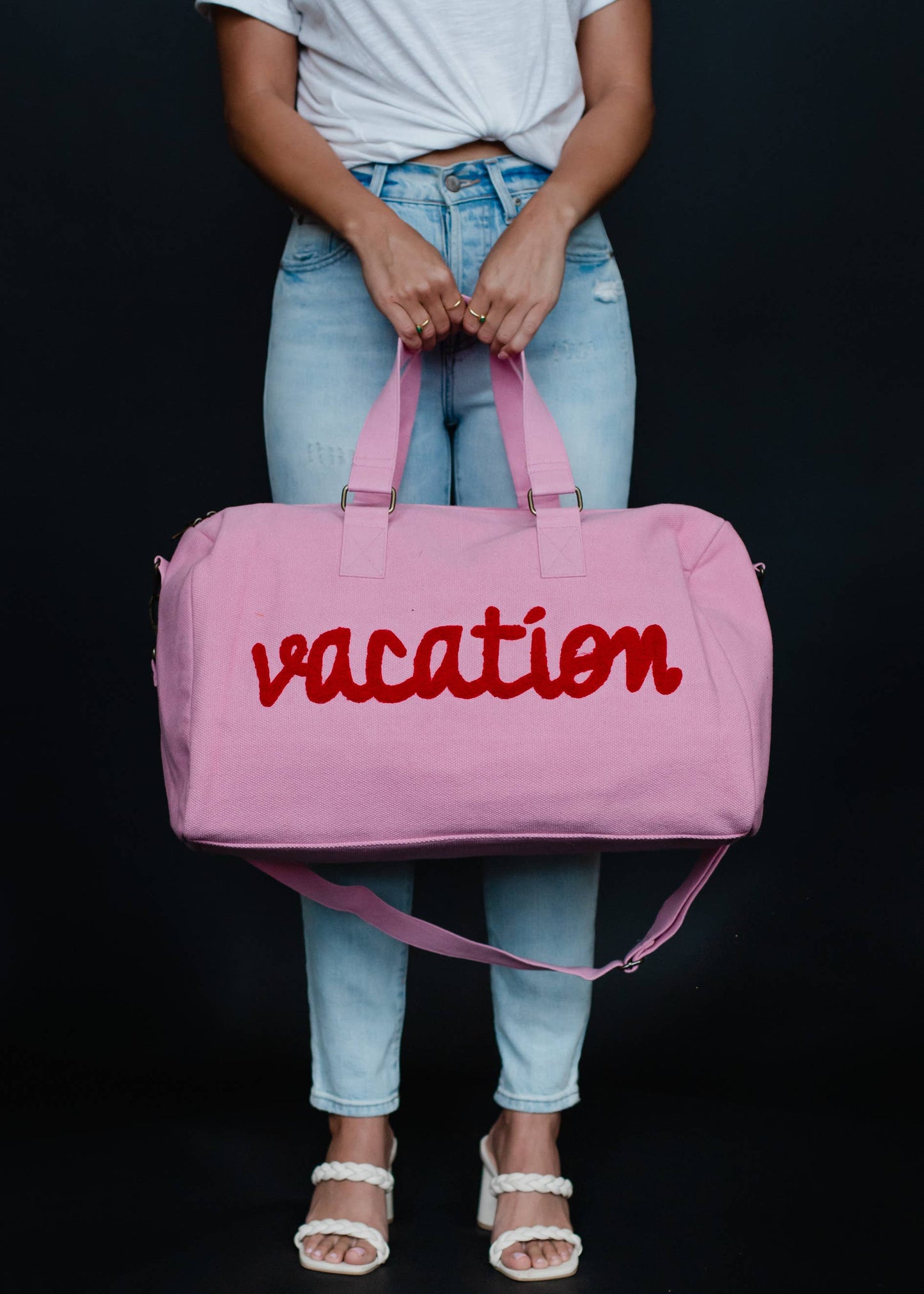 Weekender Tote- Pink Vacaction