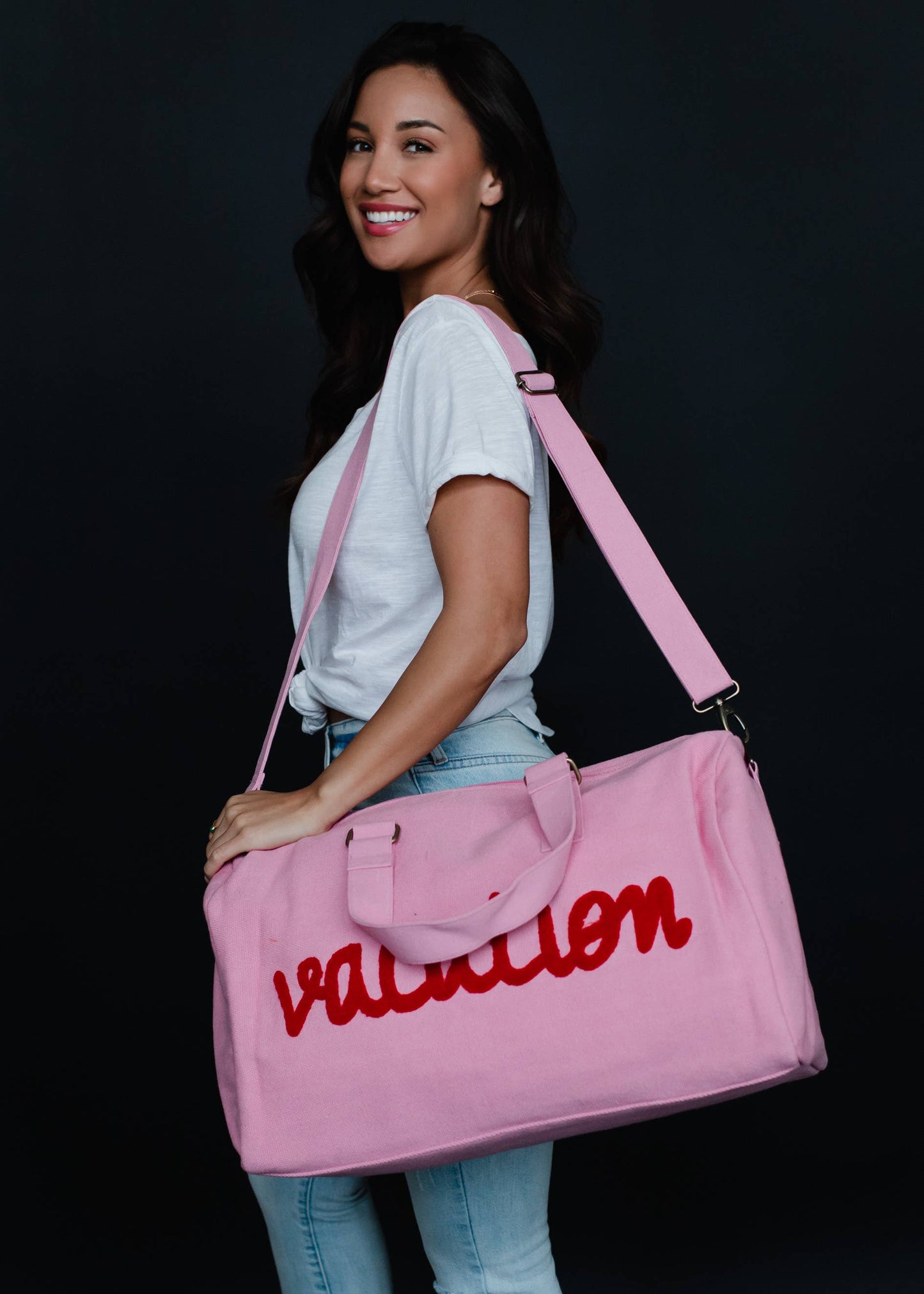 Weekender Tote- Pink Vacaction