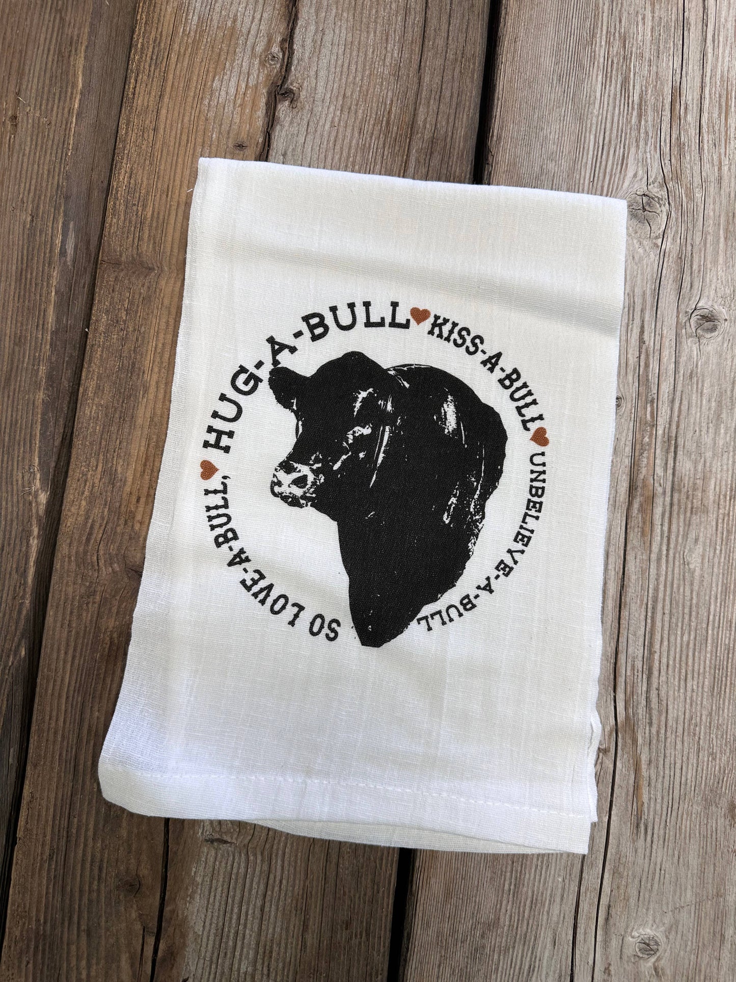 Love a Bull  - Western Tea Towel