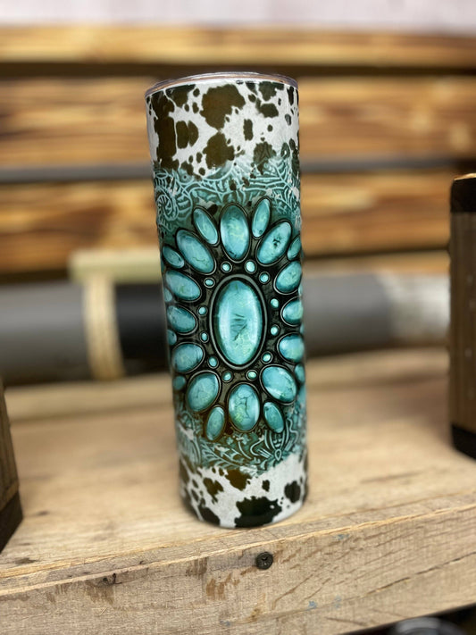 Tumbler Turquoise Gemstone Tumbler