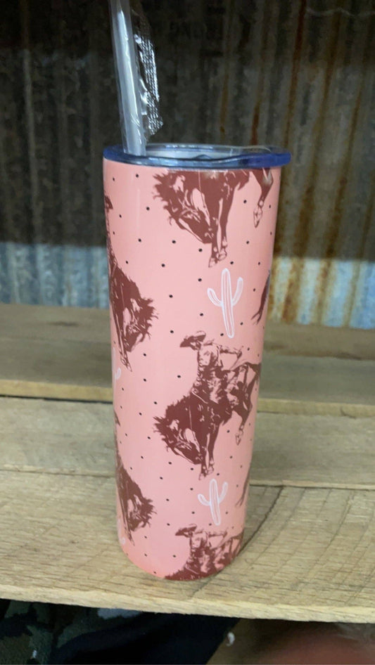 Tumbler Buckin’ Cowgirl Tumbler