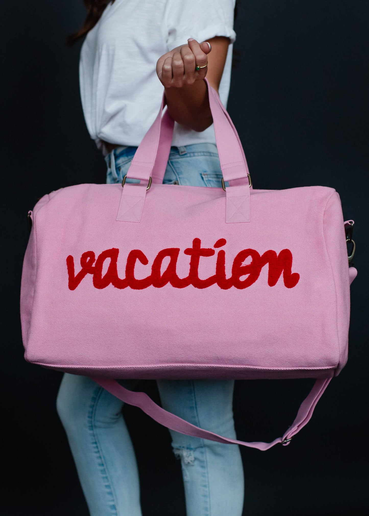 Weekender Tote- Pink Vacaction