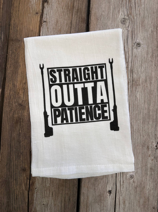 Straight Outta  - Western Tea Towel